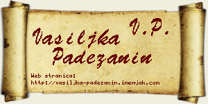 Vasiljka Padežanin vizit kartica
